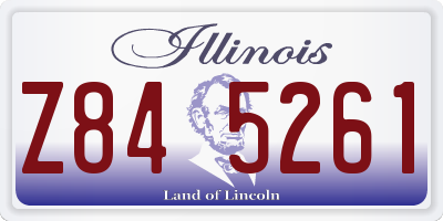 IL license plate Z845261