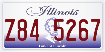 IL license plate Z845267