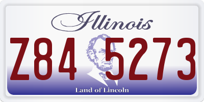 IL license plate Z845273