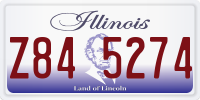 IL license plate Z845274