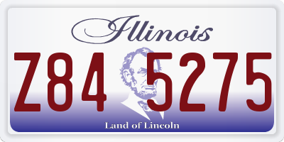 IL license plate Z845275