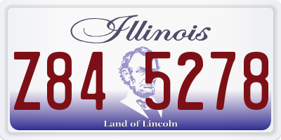 IL license plate Z845278