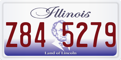 IL license plate Z845279