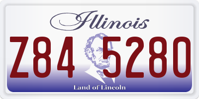 IL license plate Z845280