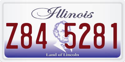 IL license plate Z845281