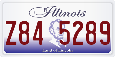 IL license plate Z845289