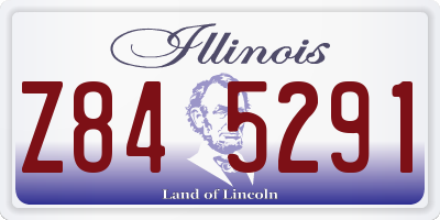 IL license plate Z845291