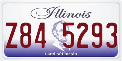 IL license plate Z845293
