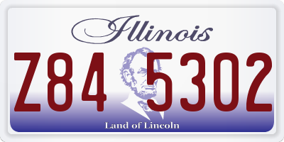 IL license plate Z845302