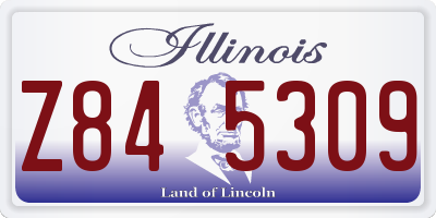 IL license plate Z845309