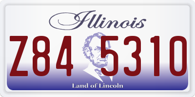 IL license plate Z845310