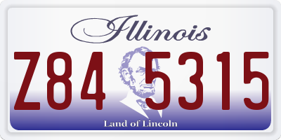 IL license plate Z845315