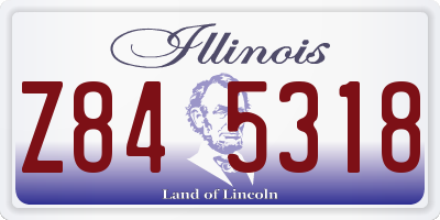 IL license plate Z845318
