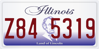 IL license plate Z845319