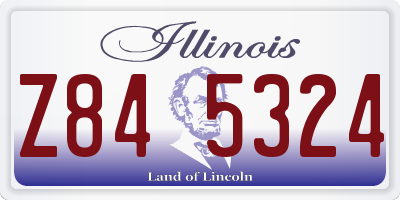 IL license plate Z845324