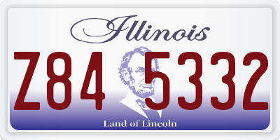 IL license plate Z845332