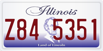 IL license plate Z845351