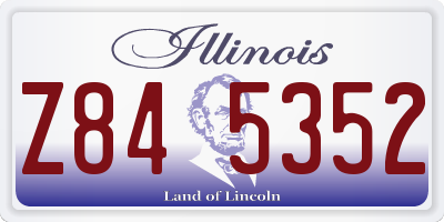IL license plate Z845352
