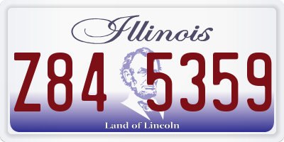 IL license plate Z845359