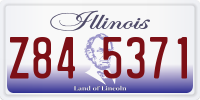 IL license plate Z845371