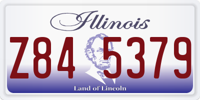 IL license plate Z845379