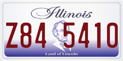 IL license plate Z845410