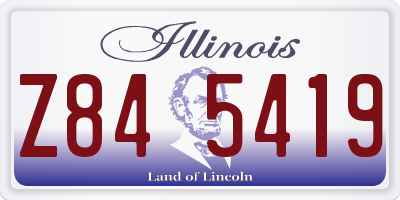 IL license plate Z845419
