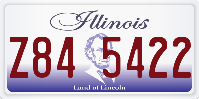 IL license plate Z845422
