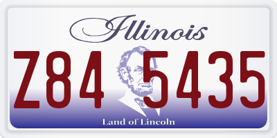 IL license plate Z845435