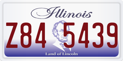 IL license plate Z845439