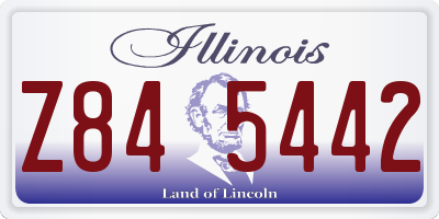 IL license plate Z845442