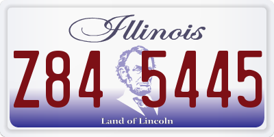 IL license plate Z845445