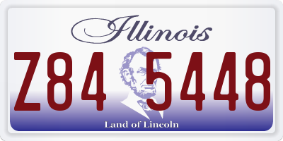 IL license plate Z845448