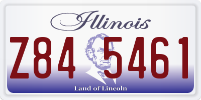 IL license plate Z845461