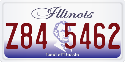 IL license plate Z845462