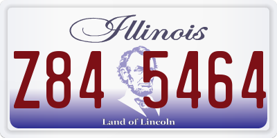 IL license plate Z845464