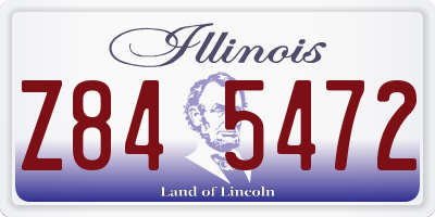IL license plate Z845472