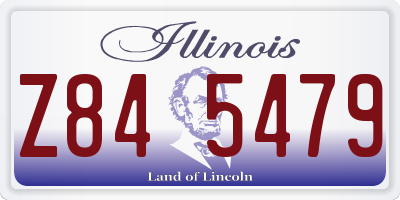 IL license plate Z845479