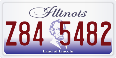 IL license plate Z845482