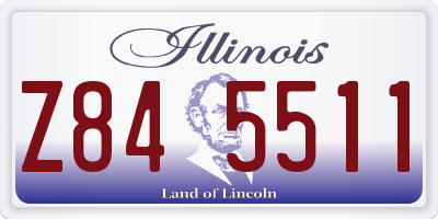 IL license plate Z845511