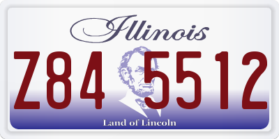 IL license plate Z845512
