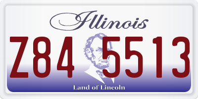 IL license plate Z845513