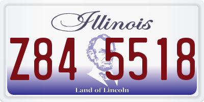 IL license plate Z845518