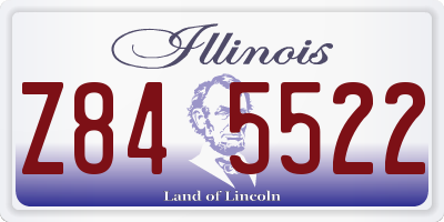 IL license plate Z845522