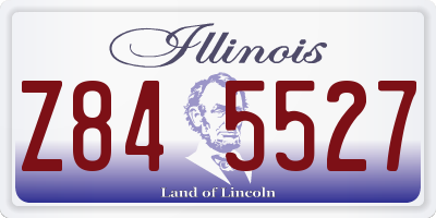 IL license plate Z845527