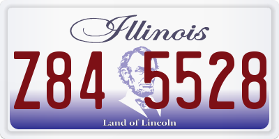 IL license plate Z845528
