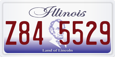 IL license plate Z845529