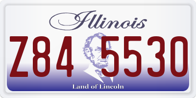 IL license plate Z845530