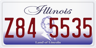 IL license plate Z845535