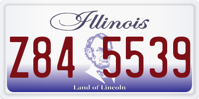IL license plate Z845539